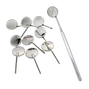 Miroir buccal dentaire manuel en acier inoxydable de haute qualité, instrument d'hygiène, réflecteur certifié CE Classe II, outil de dentiste ISO13485 - Product Image 3