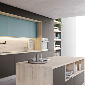 Diseño de Fregadero de Cocina Moderno de Estilo Europeo Personalizado JY Project, Gabinete de Cocina de Melamina MDF, Juego Completo de Unidades Modulares, Fábrica en Vietnam - Product Image 4