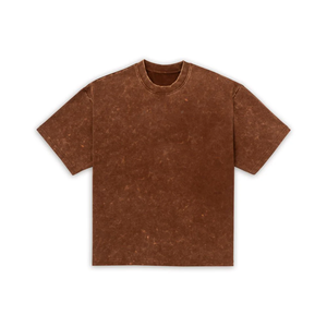 เสื้อยืดผู้ชายแบบย้อมสีเอซิด ปี 2026 ขายส่ง รับผลิตแบรนด์ส่วนตัว ผ้าคอตตอน 100% ผ้าเนื้อละเอียด ปรับแต่งโลโก้ ลายตัวอักษร บริการ OEM - Product Image 1