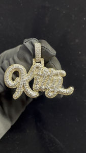 จี้เงินแท้ 925 คุณภาพสูง สไตล์ฮิปฮอป รูปแมวน่ารัก ประดับเพชรโมอิสซาไนต์ พร้อมสลักโลโก้ตามสั่ง สี VVS/D ของขวัญสำหรับผู้หญิง - Product Image 4