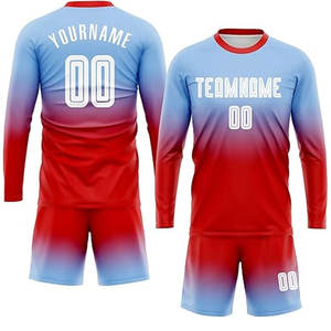 Uniforme de Fútbol Profesional, Conjunto de Camiseta de Fútbol con Logotipo y Números Personalizados, Ropa Deportiva de Poliéster, Uniforme de Fútbol al por Mayor - Product Image 2