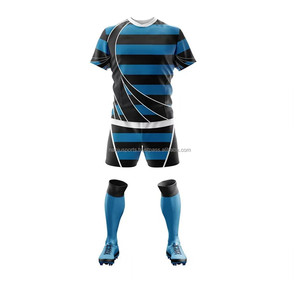 Ensemble de maillot de rugby professionnel 100% polyester séchage rapide et respirant uniforme de nom d'équipe personnalisé - Product Image 5