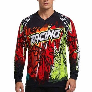 Ropa de Ciclismo de Manga Larga al por Mayor, Jersey Personalizado para Descenso de Montaña, Jersey de Ciclismo para Hombre, Motocross - Product Image 2