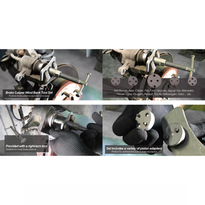 เครื่องมือบีบอัดเบรคหลังลมอเนกประสงค์15ชิ้นเครื่องมือยานพาหนะ - Product Image 2