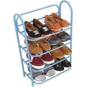 High On Trend New Metal Shoe Rack For Home Livingroom Hall Entry Storage Decorative Use Shoe Rack Footwear Shelve - Product Image 6