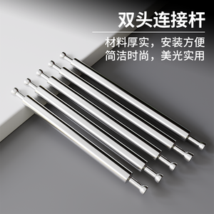 Conector de Varilla de Doble Cabeza 2 en 1 con Rueda Excéntrica para Muebles, Piezas de Montaje de Escritorio de Oficina, Conectores 3 en 1 para Armario, Soportes para Estantes - Product Image 2