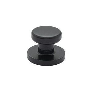 Bouton de meuble minimaliste en laiton, finition noir mat, pour armoire de cuisine, placard, commode, design moderne et durable - Product Image 6
