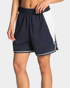 เสื้อฟุตบอลผู้หญิงคอวีกลางคืนแบบขายส่ง OEM พร้อมโลโก้สั่งทำ แขนเสื้อตัดต่อแถบสี น้ำหนักเบา ระบายอากาศได้ดี เสื้อยืดผู้หญิง - Product Image 6