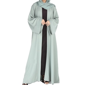 Powder Embroidered Abaya <b>For</b> Women Muslim Modest <b>Dress</b> Dubai Style Islamic Kaftan Jalabiya Elegant Occasion Wear Gown Abayas - Product Image 2
