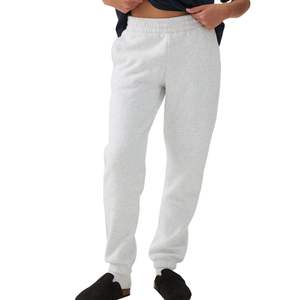 Pantalones Deportivos de Felpa para Mujer, Cintura Alta, con Logotipo Personalizado, Pantalones Jogger de Algodón, Corte Holgado Informal, Ropa de Estar por Casa, Venta al Por Mayor OEM - Product Image 4