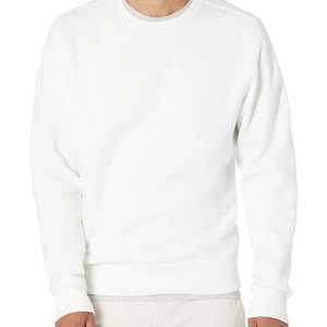 Sudadera Unisex Rosa y Blanca de Forro Polar con Cuello Redondo, Corte Holgado, Color Sólido, Informal, de Manga Larga para Invierno, 100% Algodón Lavado - Product Image 4