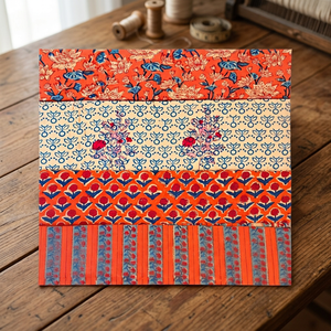 Tissu en coton tricoté de qualité supérieure, résistant à l'eau, à motif floral, poids moyen, pour vêtements, textiles de maison, housses de sac, pour filles - Vente en gros - Product Image 2