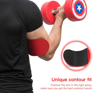 Arm Blaster en caoutchouc personnalisé - Marque Sportive, 4 pouces de largeur, équipement de fitness de haute qualité pour la musculation des bras, logo personnalisé - Product Image 5