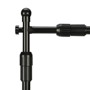 Kit per fondali con tubi rinforzati 3x3m con base in acciaio al carbonio, supporto regolabile e 6 morsetti per fondali - Product Image 4