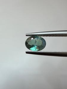Alexandrite Pierre précieuse en vrac, taille ovale, vert turquoise, facettée, rare, pour collectionneur, pour la création de bijoux fins, pierre naturelle IGI - Product Image 3