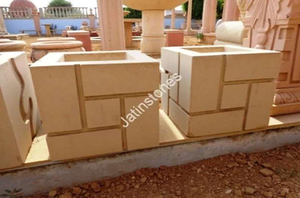 Macetas de Piedra Natural Hechas a Mano con Diseño de Textura Tejida Tallada, Maceta Decorativa para Interiores, Exteriores, Jardín y Hogar - Product Image 6