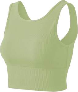 Pantalon de survêtement taille haute à jambes larges pour femme et haut court de yoga à manches courtes, ensemble de sport uni, pantalon de survêtement oversize avec fermeture à la taille - Product Image 3