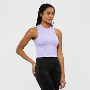 Camisetas de Tirantes para Mujer, Venta al por Mayor, 100% Algodón, Secado Rápido, Elásticas, Transpirables, Ajustadas, para Gimnasio y Entrenamiento - Product Image 2