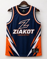 Jersey Basket Throwback Autentik Biru-Putih-Merah Kustom Terlaris Industri Grosir Langsung