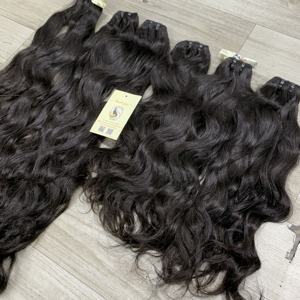 Cheveux vietnamiens doublement étirés Meilleure vente Paquet de haute qualité Extensions de trame Trame de génie Paquet de cheveux bruts Cheveux humains Vietnam - Product Image 3