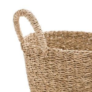 Cesta de paja tejida a mano, cesta de almacenamiento, venta al por mayor, ecológica, hecha en Vietnam - Product Image 3
