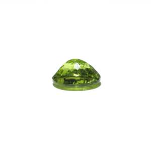 Loose 5.8 Carat Emerald Cut Peridot Gemstone-Faceted Oval Shape for Fine Jewelry - Product Image 3