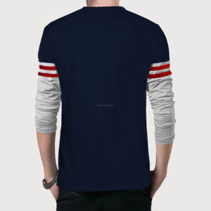 Alta calidad 100% algodón de punto para hombre Regular Fit Fitness Streetwear manga larga Camiseta de alta visibilidad de secado rápido - Product Image 4