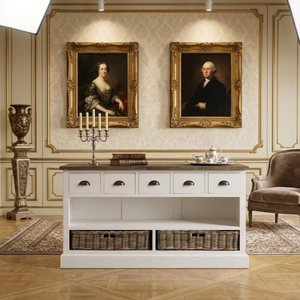 Cómoda Moala Jule, Cómoda Minimalista de Madera, Mueble de Almacenamiento para Dormitorio de Madera Maciza con Acabado Natural para el Hogar - Product Image 5