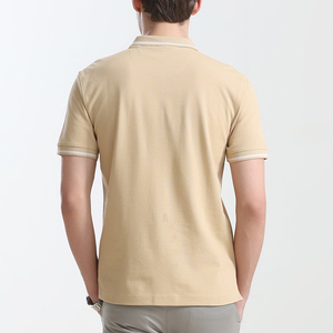 เสื้อโปโลชายขายส่ง รับทำโลโก้ กันน้ำ กันคราบน้ำมัน เสื้อโปโลลำลองชาย ผ้าฝ้าย - Product Image 4