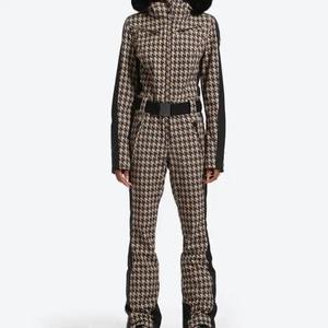 Professional <b>Women</b> One Piece Ski Suit Waterproof Windproof Snowsuit <b>Thermal</b> Winter Jumpsuit Slim Fit Hooded Outdoor Sportswear - Product Image 4