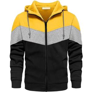 เสื้อฮู้ดแบบสวม Unisex ลาย Color Blocking ผ้าฝ้าย 50% อุ่นสบาย สไตล์ลำลอง ทรงปกติ เหมาะสำหรับฤดูหนาว แขนยาว มีกระเป๋า - Product Image 1