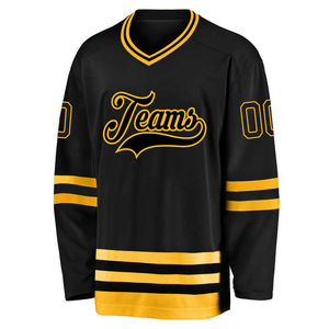 Dernier design, haute qualité, nouvelle arrivée, maillot de hockey sur glace respirant, imprimé par sublimation, noms d'équipe personnalisés, unisexe, adulte, polyester - Product Image 2