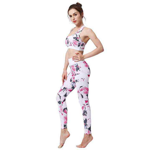 Ensemble de yoga 2 pièces pour femme, taille haute, doux et léger, respirant et écologique, nouveau design, tendance, couleur unie, vente en gros, best-seller - Product Image 5