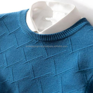 Pull en cachemire tricoté en laine de haute qualité pour homme, manches longues, anti-rides, automne-hiver, fabricant de vêtements en maille, logo personnalisé - Product Image 3