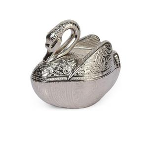 ชามผลไม้ทองเหลืองลายเป็ดโบราณสลักลายดอกไม้ ชามผลไม้ตกแต่งสำหรับโต๊ะอาหาร ห้องครัว และบ้าน - Product Image 5