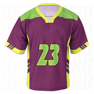 Maillot de lacrosse en gros de haute qualité, confortable, personnalisé, séchage rapide, respirant, 100 % polyester, tenue d'équipe athlétique durable - Product Image 5