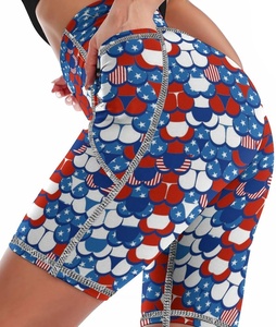 Pantalones cortos deportivos de gimnasio para mujer de alta calidad logotipo personalizado entrenamiento correr Casual Yoga sublimación estilo fitness pantalones cortos transpirables para mujer - Product Image 4