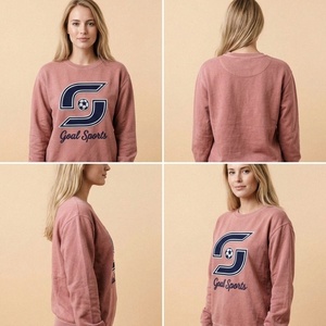 Collezione Primavera Estate: <span class=keywords><strong>Felpa</strong></span> da <span class=keywords><strong>Donna</strong></span> Stampata in Maglia Anti-Pilling, Manica Corta, Vestibilità Ampia - Product Image 2