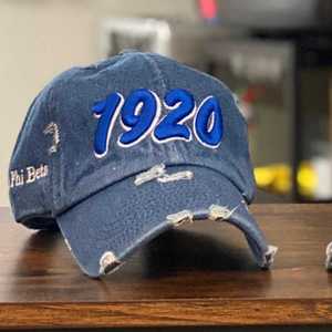 หมวกแก๊ป Zeta Phi Beta 1920 สีน้ำเงินอ่อน แต่งลายปัก ปักอักษรสมาคมนักศึกษาหญิง สายปรับได้ สไตล์ลำลอง สำหรับผู้หญิง - Product Image 4