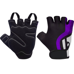 Gants de sport unisexes personnalisés à demi-doigts pour la musculation et l'entraînement en salle de sport - Product Image 2