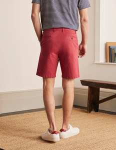 Pantalones Cortos Bermuda Oxford de Algodón Rojo para Hombre, Cintura Media, Cierre de Botones, Color Sólido Informal, Bolsillos, Tejido Transpirable - Product Image 5