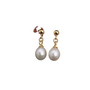 High Heel Ear Hooks 5A Quality 8-11mm Round Freshwater <b>Pearl</b> Dangle <b>Earrings</b> 925 <b>Silver</b> Fashionable - Product Image 5