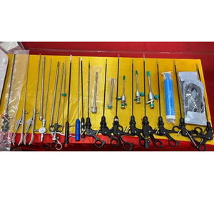 HOT SALE Metal Med Steel Laparoscopic Grasper Inserts Forceps Surgical Instruments <b>Set</b> 5 <b>PC</b> CE Certified General Surgery Manual - Product Image 1