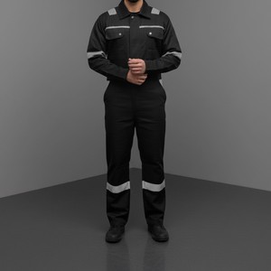 OEM ODM Reflective Safety <b>Overall</b> High Visibility Protective Workwear for Warehouse and Logistics Staff - Product Image 1