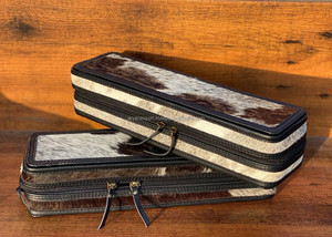 Nouvel arrivage de fer à friser en cuir de vachette véritable fait à la main résistant à la chaleur élégant femmes parfait organisateur de voyage pour outils de cheveux - Product Image 3