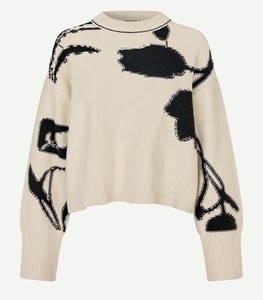Minimalist <b>Women's</b> Knit Sweater - Slimming Fit Winter Pullover - High Elasticity Soft Ladies <b>Long</b> Sleeve <b>Jumper</b> Breathable - Product Image 1