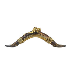 Fabriqué à la main 9 pouces en laiton taureau poignée de porte Art Style Tribal pour armoire de maison classique poignée de porte principale meubles anciens inde - Product Image 4