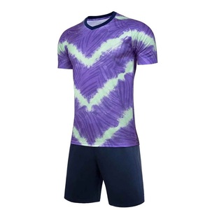 OEM Service Customizable Geometric Print <b>Tie</b> <b>Dye</b> Wash Soccer Uniforms For Sports Games Wears Mens Soccer Uniform <b>Kit</b> Short Set - Product Image 2
