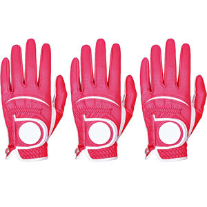 Gants de golf pour hommes en cuir de mouton Cabretta à sangle réglable, cuir véritable durable avec logo tendance, prix de gros, équipement sportif - Product Image 4