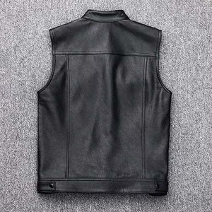 Pakistan manufacture Custom color leather Jacket Genuine Leather in different look leather Jacket - Product Image 5